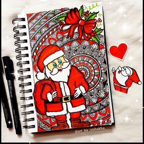 Santa Claus Drawing
Merry Christmas Mandala Santa Claus Mandala Art, Christmas Santa Claus Drawing, Christmas Mandala Art, Mandala Art Drawing, Santa Claus Drawing, Mandala Arts, Christmas Sketch, Christmas Mandala, Do Cute