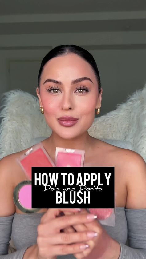 Make Your Day How To Apply Blush Correctly Round Face, How To Blend Blush, How To Apply Powder Blush, How To Use Blush, How To Apply Blush Round Face, How To Apply Liquid Blush, How To Apply Blush Correctly, Blush Application Tips, Blush Techniques