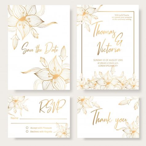 Wedding Invitation Background, Floral Wedding Invitation Card, Invitation Mockup, Wedding Invitation Card Template, Gold Bridal Showers, Digital Weddings, Watercolor Wedding Invitations, Decorative Elements, Wedding Frames