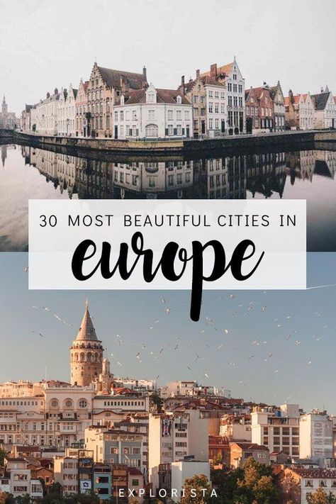 Europe Trip Itinerary, Backpacking Europe, Beautiful Cities, Cities In Europe, Europe Vacation, European Destinations, Europe Travel Guide, Europe Travel Destinations, Most Beautiful Cities