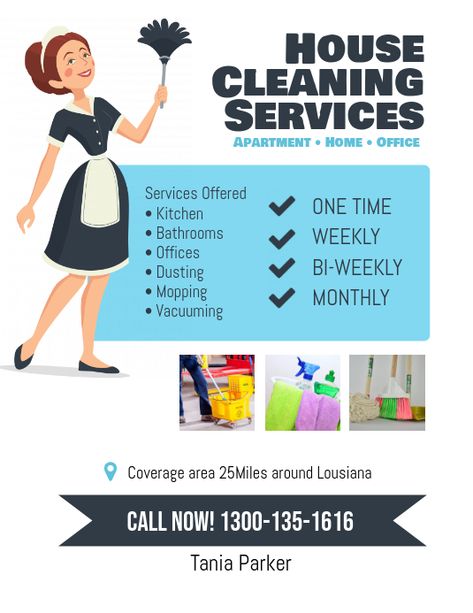 Design created with PosterMyWall Housekeeping Business, Cleaning Flyers, Cleaning Service Flyer, Cleaning Service Logo, Cleaning Maid, Make A Flyer, Professional House Cleaning, Commercial Cleaning Services, Apartment Decoration