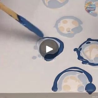 41K views · 739 reactions | Dipping Balloons to Create Abstract Flowers | Dipping Balloons to Create Abstract Flowers | By Amanda's Designs | Facebook Pouring Painting, Abstract Flowers, To Create, Acrylic Painting, Balloons, Flowers, Art, Design