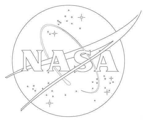 Nasa Coloring Page - Space Coloring Pages Collection Nasa Drawing, 1366x768 Wallpaper Hd, Space Coloring Pages, Space Drawings, Nasa Logo, Drawing Wallpaper, Space Nasa, Printable Crafts, Space Shuttle