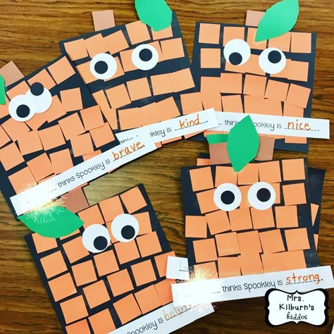 Spooky Square Pumpkin Craft, Spookley Pumpkin Craft, Spookley The Square Pumpkin Art, Square Pumpkin Crafts Preschool, Spookly The Pumpkin Crafts, Spookily The Square Pumpkin Craft, Spookly The Square Pumpkin Kindergarten, Spooky The Square Pumpkin Craft, Spookley The Square Pumpkin Crafts