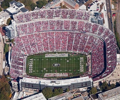 Sanford Stadium, Stadium Poster, Go Dawgs, It's Saturday, College Football Teams, Rocky Top, Georgia On My Mind, Football Stadiums, University Of Georgia