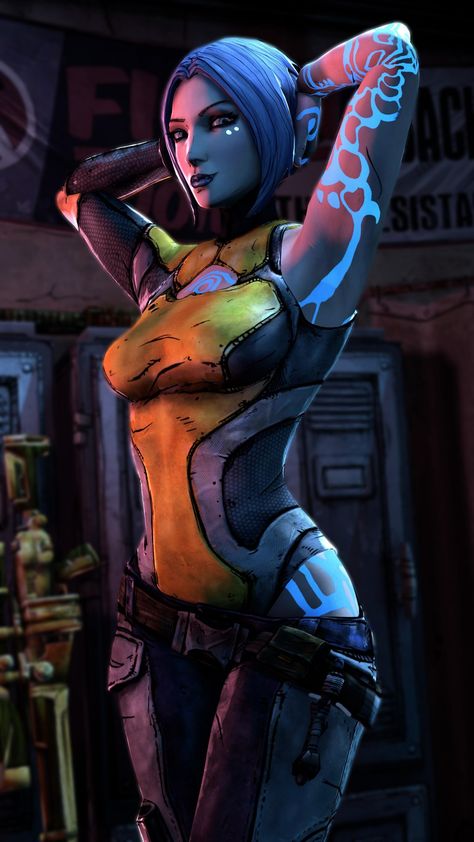 Borderlands 2 Maya, Maya Wallpaper, Maya Borderlands, Lilith Borderlands, Borderlands Tattoo, Gamers Room, Games Costumes, Character Modelling, Borderlands Cosplay