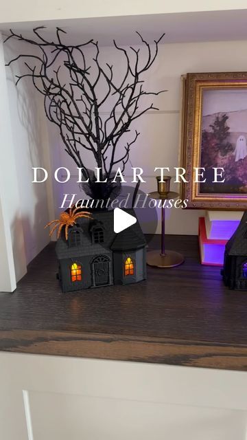 Susan | Home Decor + DIYs on Instagram: "🎃 3 months until Halloween 🎃

DIY Halloween Village - Share | Like | Save

Resharing my most popular Halloween DIY from last Halloween!!

These doll houses can be picked up at your local Dollar Tree (muds toy section). A quick spray paint black, some glittery spiders, and some Halloween lights and you have yourself a quick, simple and spooky Halloween village!!

#spookyszn #hauntedvillage #diyhauntedhouse #dollarstoredecor #dollartreediy #budgetdecor #affordabledecor #diycrafts #halloweendiy #dollartreecrafts #diydecor #diydollartree #diyhalloween #easydiy #spookymonth #cutehalloween #halloween2024 #halloweencountdown 

Halloween decor, spooky season, Halloween village, haunted houses, spooky decor" Diy Halloween Village Houses, Halloween Village Diy, Diy Haunted House Ideas, Dollar Tree Haunted House, Dollar Tree Halloween Diy, Diy Halloween Doll, Diy Halloween Village, Dollar Tree Halloween Decor, Halloween Pumpkin Crafts