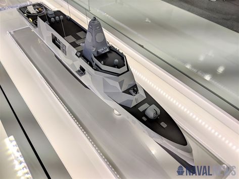 MADEX 2019: HHI Unveils HCX-19 Concept Ship - Naval News Destroyer Ship Concept, Destroyer Ship, Model Warships, Army Gears, Green Lights, Busan South Korea, Marine Engineering, Aircraft Carriers, Military Hardware