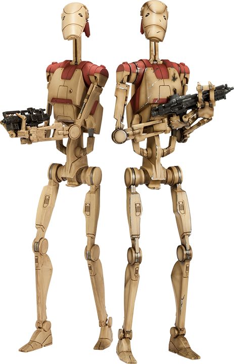 Star Wars Separatist Droids, Starwars Clones, Star Wars Robots, Famous Robots, Star Wars Battle Droids, Clone Wars Art, Star Wars Bb8, Battle Droid, Star Wars Models