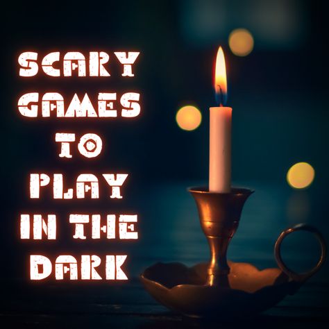 Hide And Seek In The Dark, Scary Games To Play In The Dark, Games To Play On Halloween, Games To Play In The Dark Inside, Horror Party Games, Horror Game Ideas, Games To Play In The Dark, Scary Games To Play With Friends, Scary Games To Play At A Sleepover