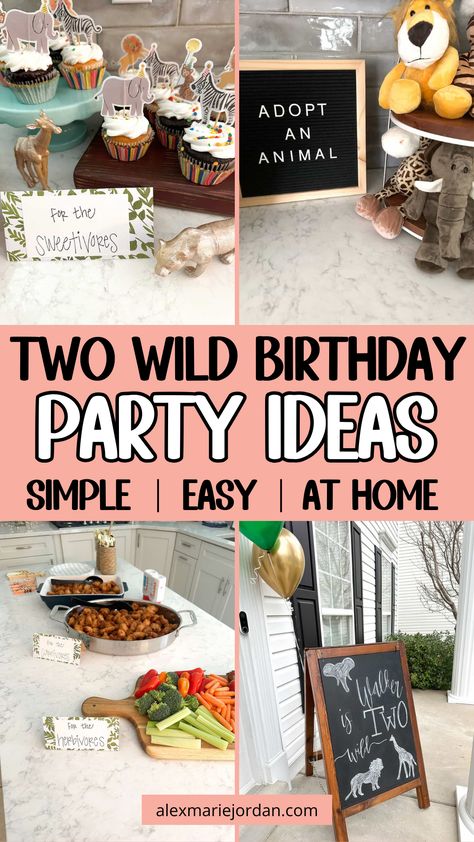 Roar into the wild world of toddlerhood with our "Two Wild" Birthday Party Theme for 2 Year Olds! Dive into the jungle with this Animal Themed Birthday Party that's easy to copy and full of Birthday Activities. From Girl Safari Party delights to Cheetah Birthday Party fun, it's a wild celebration for your little one! Three Girl Birthday Party Ideas, Three Year Old Girl Birthday Party Ideas, Wild And Three Birthday, Wild And Three, Young Wild And Three Birthday Girl, Three Year Old Birthday Party Theme, Three Year Old Birthday Party Girl, Wild And Three Birthday Girl, 3 Year Birthday Theme Girl