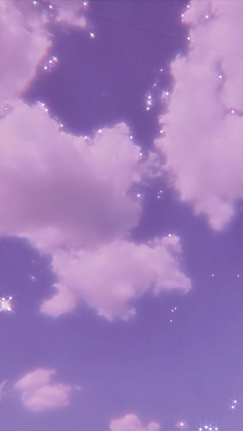 Pink Clouds Wallpaper, Purple Butterfly Wallpaper, Light Purple Wallpaper, Purple Aesthetic Background, Purple Wallpapers, Clouds Wallpaper, Glittery Wallpaper, Dark Purple Aesthetic, Me Aesthetic