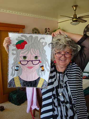 Quilted Portraits, Quilt Portraits, Freddie Moran, Fabric Portraits, Portrait Quilts, Face Collage, Portrait Embroidery, Photo Quilts, Landscape Quilts