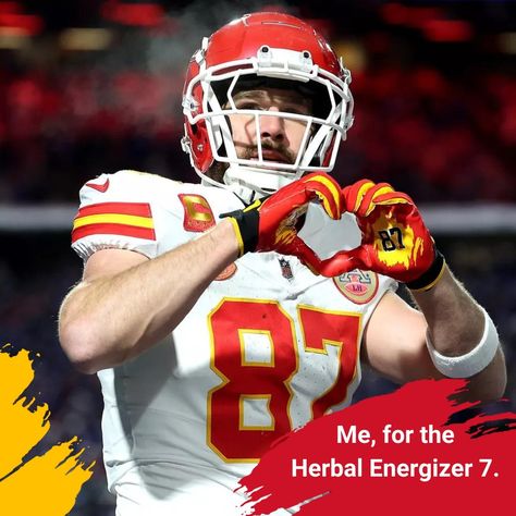 Who knew Taylor and Travis would represent our products so well... #RDAY #HerbalEnergizer7 #DMAXForMen Kelce Chiefs, Nfl Chiefs, Kansas City Chiefs Football, Chiefs Football, Kc Chiefs, Travis Kelce, Kansas City Chiefs, American Football, Favorite Team