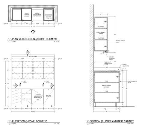 Do millwork, furniture and casework shop drawings by Sergiolargo92 Millwork Details Drawing, Kitchen Details Drawing Cabinets, Joinery Details Drawing, Kitchen Details Drawing, Cabinet Detail Drawing, Drawer Detail Drawing, Shop Drawing Interior, Kitchen Cabinet Drawing, Cabinet Drawing