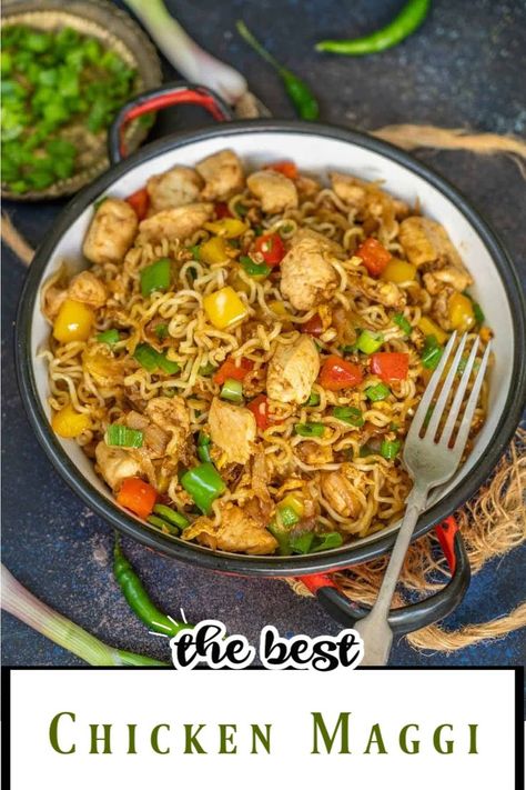 Chicken Maggie Recipes, Maggi Sauce, Chinese Style Chicken, Maggi Recipes, Bariatric Eating, Indian Chicken, Indian Food Recipes Vegetarian, Recipes Vegetarian, Middle Eastern Recipes