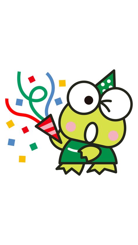 Kerropi Birthday, Keroppi Party, Keroppi Birthday, Keroppi Png, Keroppi Christmas, A Big House, Sanrio Keroppi, Kid Projects, Popular Cartoons