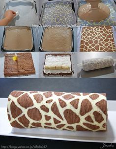 Kuih Lapis, Torte Creative, Animal Print Cake, Kek Lapis, Giraffe Cakes, Crazy Cake, Swiss Roll Cake, Torte Cupcake, Swiss Roll