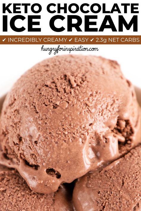 Keto Chocolate Ice Cream - incredibly delicious and low carb with only 2.3g net carbs per serving! Easy to make with only 5 ingredients needed! You never have to skip ice cream on the ketogenic diet ever again! #ketoicecream #lowcarbicecream #icecream #ketotreats #lowcarbdesserts #ketodessert Keto Chocolate Ice Cream Recipes, Low Carb Ice Cream Recipe Machine, Homemade Keto Ice Cream Recipes Machine, Keto Ice Cream Recipes Machine Cuisinart, Keto Ice Cream Recipes Machine, Keto Chocolate Ice Cream, Keto Friendly Ice Cream, Ice Cream Recipes Machine, Keto Board