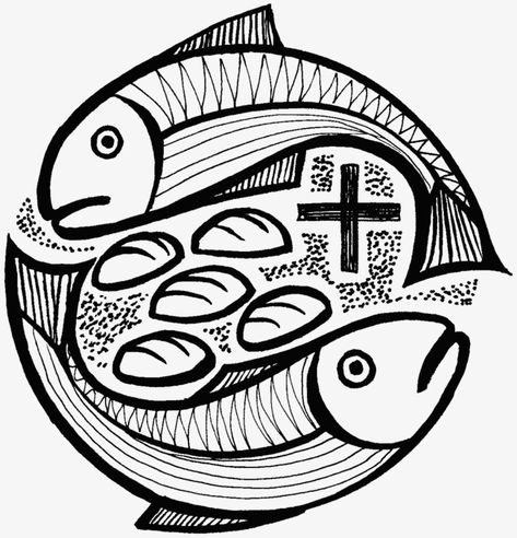 Loaves And Fishes Tattoo, Five Loaves And Two Fish, Perry Stone, Fish Png, Spread The Gospel, Painted Fish, Dibujo Simple, Fish Clipart, Fish Crafts