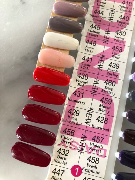 Dnd 431 Raspberry, Dnd Winter Berry, Dnd Garnet Red, Dnd Muted Berry, Dnd Cherry Berry, Dnd Spiced Berry, Wineberry Dnd, Dnd Wineberry, Dnd Red Nails