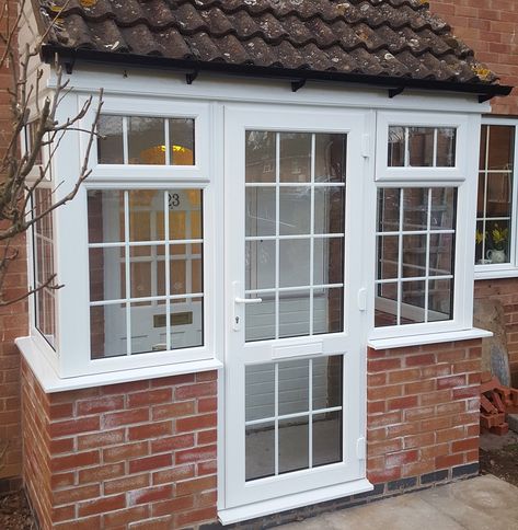 Semi Detached House Extension, House Hallway, French Doors Exterior, Porch Design, Semi Detached House, House Extensions, Semi Detached, Detached House, French Doors