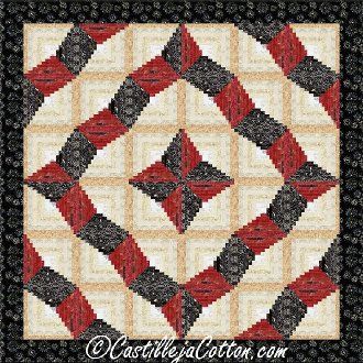 Curling Log Cabin Quilt Pattern by Castilleja Cotton at KayeWood.com. Easy to make log cabin block with small and large logs. Finished Size: 96" x 96"  $10.00 https://www.kayewood.com/shop/c/p/Curling-Log-Cabin-Quilt-Pattern-by-Castilleja-Cotton-x32212818.htm Twin Quilt Pattern, Log Cabin Block, Log Cabin Quilt Pattern, Log Cabin Designs, Stained Glass Quilt, Cottage Quilt, Timeless Treasures Fabric, Scrappy Quilt Patterns, Cabin Quilt