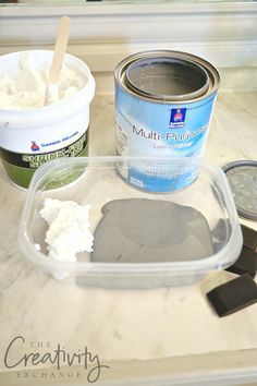 Paint That Looks Like Cement, Faux Cement Paint, Faux Concrete Paint, Cement Paint, Faux Painting Techniques, Painting Cement, Diy Concrete Planters, Diy Lampe, Cement Diy