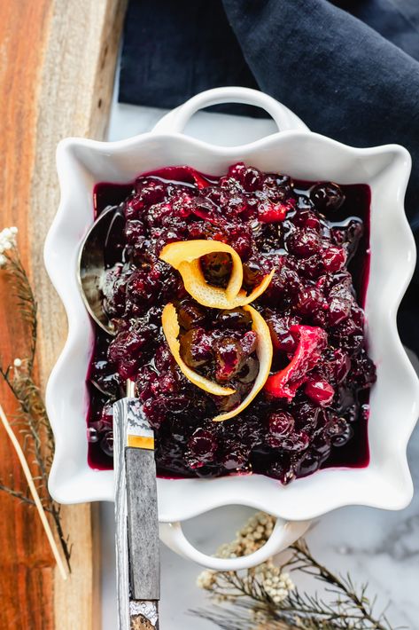 Vanilla Bourbon Cranberry Sauce | Rosalynn Daniels Bourbon Cranberry Sauce, Bourbon Cider, Vanilla Bourbon, Cranberry Sauce Recipe, Cranberry Orange, Nut Butters, Cranberry Sauce, Holiday Food, Holiday Dinner