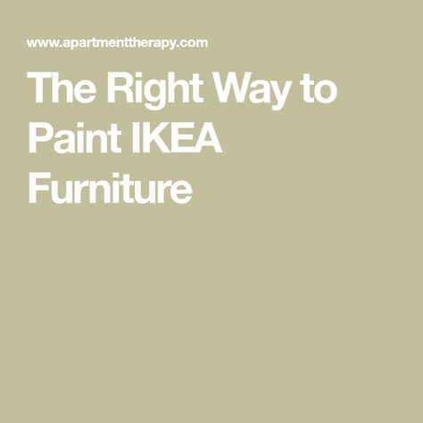 Paint Ikea Furniture, Paint Laminate Furniture, Painting Ikea Furniture, Painting Laminate Furniture, Painting Laminate, Paint Trays, Laminate Furniture, Using A Paint Sprayer, Sanding Block