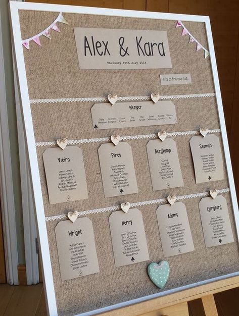 Wedding Bulletins, Shabby Chic Wedding Table, Wedding Table Planner, Wedding Table Layouts, Cork Wedding, Wedding Table Themes, Table Planner, Pinterest Wedding, Chic Table