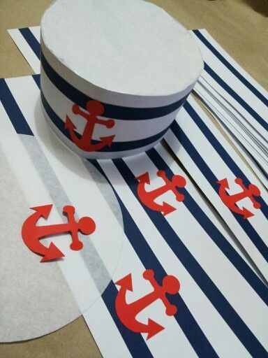 Sailor Hat Diy, Paper Sailor Hat, Nautical Mickey, Sailing Party, Sailor Birthday, Sailor Party, Nautical Classroom, Sailor Theme, Nautical Birthday Party