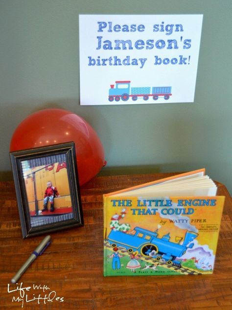 Ideas for a little boy train birthday party. Complete with food ideas, decorations, party favors, and keepsake ideas! Choo Choo Birthday Party, Train Birthday Party Ideas, Train Birthday Theme, Thomas Train Birthday, Train Theme Birthday Party, Thomas Birthday Parties, Thomas The Train Birthday Party, Train Birthday Party, Keepsake Ideas