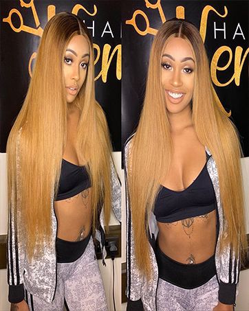 Amazon.com : JINXIMEIHE Ombre Honey Blonde Lace Front Wig Human Hair 13x4 Lace Front Wigs Human Hair with Dark Roots Natural Hairline 1B/27 Color straight Glueless Lace Wig for Black Women 150% Density 16 Inch : Beauty & Personal Care Hair With Dark Roots, Wig For Black Women, Blonde Lace Front Wigs, Lace Front Wigs Human Hair, Wig Human Hair, Wigs Human Hair, Dark Roots, Honey Blonde, Wigs For Black Women