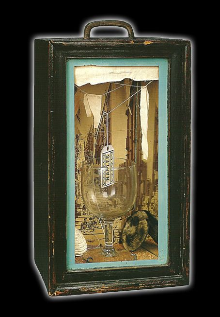 One of my favorite Joseph Cornell boxes.   Naples. Joseph Cornell Artwork, Joseph Cornell Boxes, Cornell Box, Box Assemblage, Joseph Cornell, Art Shadow, Louise Nevelson, Art Boxes, Paper Collages