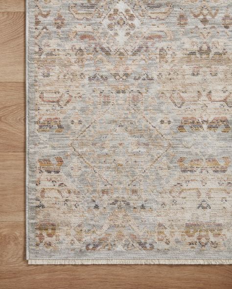 ZUM-05 AL SILVER / MULTI | Loloi Rugs Amber Lewis X Loloi, Ivory Palette, Amber Lewis, Multi Rug, Loloi Rugs, Silver Rug, Rug Direct, Sideboard Console, Magnolia Homes