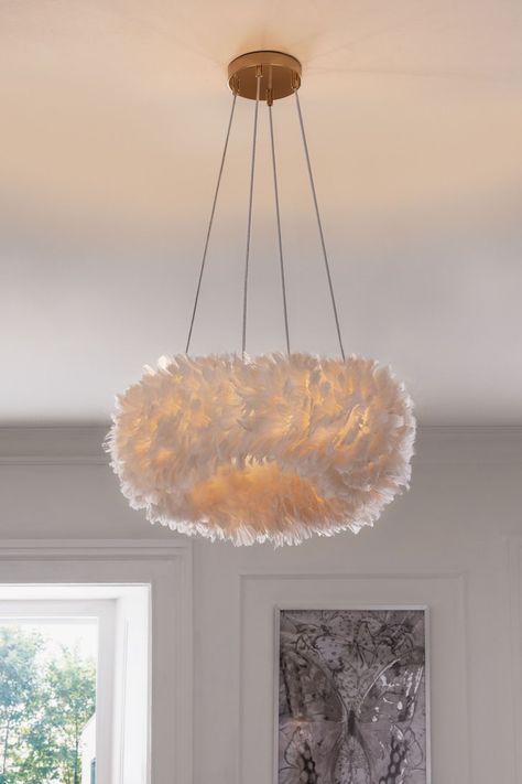 Modern Lighting Chandeliers Bedroom, Lights For Ceiling Bedrooms, Feather Ceiling Light, Cute Bedroom Lights Ceilings, Chandelier In Bedroom Ideas, Cute Chandelier For Bedroom, Quirky Chandelier, Bedroom Lighting Ideas Hanging, Chandelier Grey