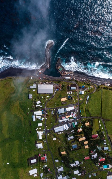 Tristan de Cunha: what it’s like to live on the most remote island on Earth Tristan Da Cunha Islands, Stormy Island Aesthetic, Stormy Island, Storm On The Island, Uninhabited Island, Ushuaia, Tristan Da Cunha, Remote Island, Island Living