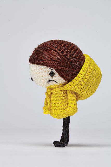 Ravelry: Lilly Doll pattern by Janie Nabbe Lilly Doll, Doll Amigurumi Free Pattern, Mini Amigurumi, Ray Of Sunshine, Bobble Stitch, Easter Crochet, Hooded Raincoat, Amigurumi Free, Amigurumi Free Pattern