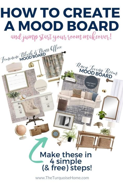 Make A Mood Board, Paint A Wall, Create A Mood Board, Navy Living Rooms, Farmhouse Ceiling, Computer Hacks, Mood Board Interior, Presentation Boards, Design Mood Board