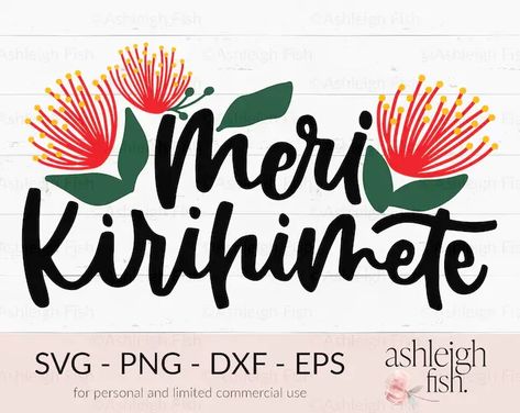 Maori Christmas Decorations, Maori Christmas, Kiwiana Christmas, Cute Hand Lettering, Kiwi Christmas, Beach Window, Sublimation Downloads, Maori Designs, Christmas Beach