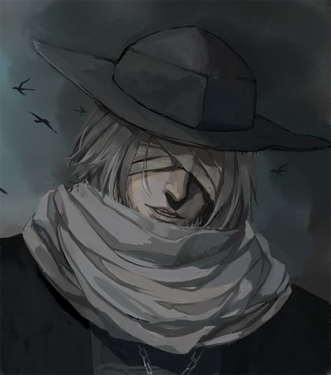 Father Gascoigne, Bloodborne Characters, Bloodborne Art, رورونوا زورو, Dark Souls Art, Dark Anime Guys, Bloodborne, Anime Monochrome, Soul Art