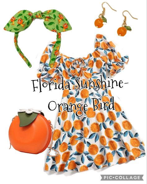 Orange Bird Disneybound, Florida Sunshine, Orange Bird, Walt Disney World, Walt Disney, Disney World, Florida, Orange, Disney