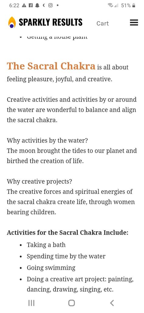 Chakra Activities, Sacral Chakra, Creative Activities, Chakra, Bring It On