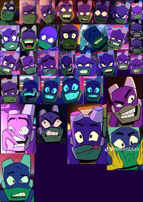 Rottmnt Expression Study, Rottmnt Donnie Side Profile, Rottmnt Expression Sheet, Donnie Rottmnt References, Rottmnt Reference Sheet, Rottmnt Donnie Reference, Rottmnt Expression, Rottmnt Character Design, Rottmnt Art Style