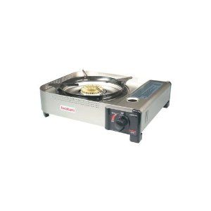 Iwatani 15,000BTU Portable Butane Stove with Case Portable Stove Top, 2 Burner Cooktop, Portable Cooktop, Outdoor Cooking Stove, Food Outdoor, Camping Winter, Butane Stove, Portable Gas Stove, Backpacking Meals