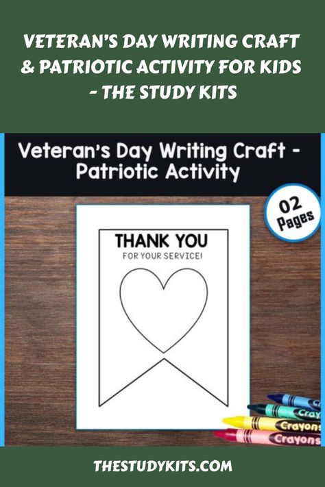 A heartwarming worksheet created for students, educators, and parents. Ideal for patriotic occasions, with a focus on Veteran’s Day, this 2-page resource enables the crafting of meaningful pennant banners to honor service members in the community. Perfect for classroom displays or heartfelt gestures to those who protect and defend the nation, instilling values of gratitude […] Veterans Day Crafts For Kids, Gratitude Activity, Coloring Materials, Free Veterans Day, Patriotic Activities, Veterans Day Activities, Primary Activities, Writing Crafts, Veteran’s Day