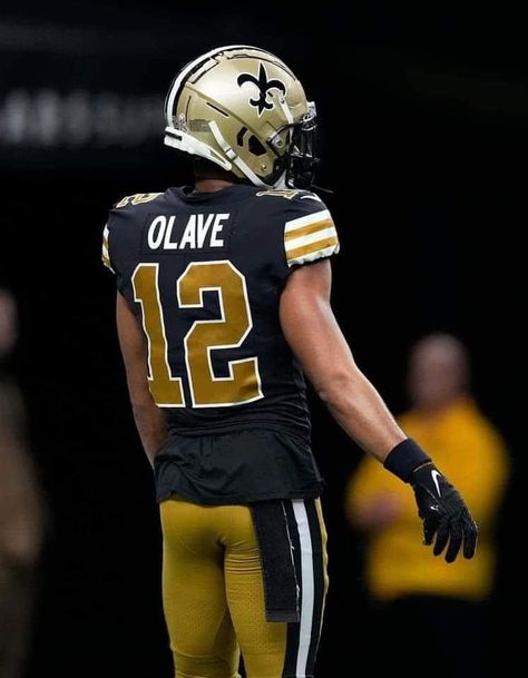 Chris Olave, Nfl Saints, Lsu Tigers Football, New Orleans Saints Football, Saints Football, Football Gear, Who Dat, Football Pictures, Lsu Tigers