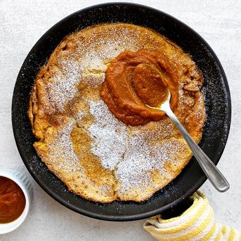 Pumpkin Butter Recipe, Dutch Baby Recipe, Leftover Pumpkin, Pumpkin Sauce, Pumpkin Butter, Pumpkin Pie Filling, Dutch Baby, Baking Project, Pumpkin Flavor