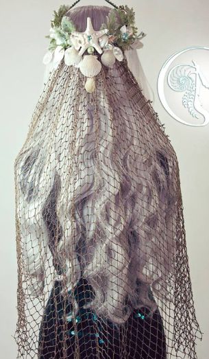 Water Nymphs Costume, Water Sprite Costume, Fishing Net Costume, Ocean Goddess Costume, Mermaid Witch Costume, Sea Witch Cosplay, Atlantis Theme Party Outfit, Water Witch Costume, Water Goddess Costume